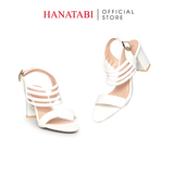 Giày Sandal Nữ Cao Gót 7cm Hanatabi Quai Ngang Hậu Khóa Sau Đế TA Bigsize (35-41) Mã HNSDG7F1236