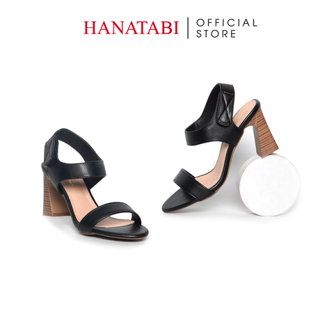 Giày Sandal Nữ Gót Cao 7cm Hanatabi Quai Ngang Hậu Xé Sau Đế TA Chống Trượt Bigsize (35-41) Mã HNSDG7F1180