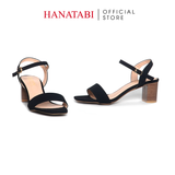 Giày Sandal Nữ Cao Gót 5cm_7cm Hanatabi Quai Ngang Mũi Vuông HậuC ĐếTA Bigsize (35-41)Mã HNSDG5F1033