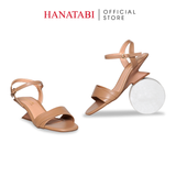 Giày Sandal Nữ Đế Xuồng Cao 5cm Hanatabi Quai Ngang 2 Xếp Hậu C Bigisze (35-41) Mã HNSDG5F1262