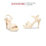Giày Sandal Nữ Cao Gót 11cm Hanatabi Quai Bảng 2 Xếp Hậu C Đế TA Bigsize (34-41) Mã HNSDG11F935