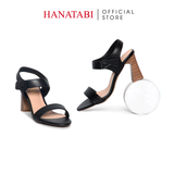 Giày Sandal Nữ Gót Cao 7cm Hanatabi Quai Ngang Hậu Xé Trước Đế TA Chống Trượt Bigsize (35-41) Mã HNSDG7F1181