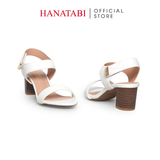 Giày Sandal Nữ Gót Cao 5cm Hanatabi Quai Ngang Hậu Xé Sau Có Khóa Đế TA Chống Trượt Bigsize (35-41) Mã HNSDG5F1177