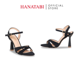 Giày Sandal Nữ Cao Gót Nhọn 9cm Hanatabi Quai Chéo Đế TA Cao Cấp Bigsize (35-41) Mã HNSDG9F1268