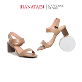 Giày Sandal Nữ Gót Cao 5cm Hanatabi Quai Ngang Hậu Xé Sau Có Khóa Đế TA Chống Trượt Bigsize (35-41) Mã HNSDG5F1177
