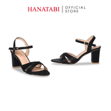 Giày Sandal Nữ Cao Gót 3cm_5cm_7cm Hanatabi Quai Chéo Hậu C Đế TA Bigsize (35-41) Mã HNSDG7F1010