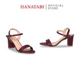 Giày Sandal Nữ Gót Cao 3cm_5cm_7cm Hanatabi Quai Ngang Hậu C Đế TA Bigsize (35-41) Mã HNSDG7F1179