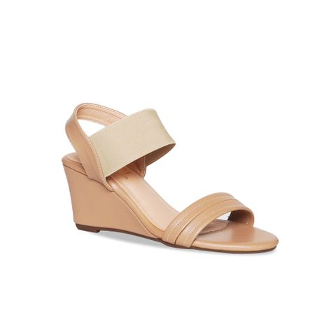 Giày Sandal Nữ Đế Xuồng TA Chống Trơn Trượt Cao 7cm Hanatabi Quai Ngang Hậu Thun (35-39) Mã HNSDX7F1238