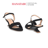 Giày Sandal Nữ Đế Xuồng Cao 5cm Hanatabi Quai Ngang 2 Xếp Hậu C Bigisze (35-41) Mã HNSDG5F1262