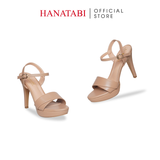 Giày Sandal Nữ Cao Gót 11cm Hanatabi Quai Bảng Ngang 1 Xếp HậuC Đế TA Bigsize (34-41) Mã HNSDG11F813