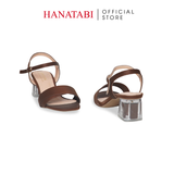 Giày Sandal Nữ Cao Gót Mika 5cm_7cm Hanatabi Quai 1 Xếp Mũi Vuông Đế TA Bigsize (35-41) Mã HNSDG885