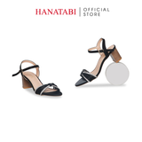 Giày Sandal Nữ Cao Gót 5cm_7cm Hanatabi Quai Ngang Hậu C Đế TA Cao Cấp Bigsize (35-41) Mã HNSDG5F878