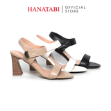 Giày Sandal Nữ Gót Cao 7cm Hanatabi Quai Ngang Hậu Xé Trước Có Khóa Đế TA Chống Trượt Bigsize (35-41) Mã HNSDG7F1179