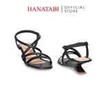 Giày Sandal Nữ Đế Xuồng Siêu Nhẹ 5cm Hanatabi Quai Ngang Hậu Thun Bigisze (35-41) Mã HNSDG5F1264