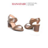 Giày Sandal Nữ Gót Cao 5cm Hanatabi Quai Ngang Hậu Xé Sau Đế TA Bigsize (35-41) Mã HNSDG5F1175