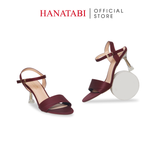 Giày Sandal Nữ Cao Gót Nhọn Mika 7cm Hanatabi Quai 2 Xêp Hậu C Đế TA Bigsize (35-41) Mã HNSDG57F1029