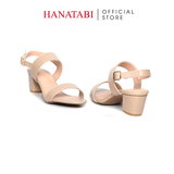 Giày Sandal Nữ Cao Gót 5cm_7cm Hanatabi Quai Ngang Hậu Khóa Sau Đế TA Chống Trơn Trượt Bigsize (35-41) Mã HNSDG7F1203