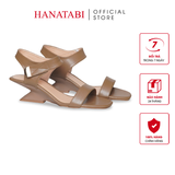 Giày Sandal Nữ Đế Xuồng Siêu Nhẹ 5cm Hanatabi Quai Ngang Hậu Xé Trước Bigsize (35-41) Mã HNSDG5F1197