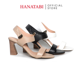 Giày Sandal Nữ Gót Cao 7cm Hanatabi Quai Ngang Hậu Xé Sau Có Khóa Đế TA Chống Trượt Bigsize (35-41) Mã HNSDG7F1178