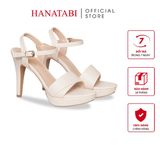 Giày Sandal Nữ Cao Gót 11cm Hanatabi Quai Bảng Ngang 1 Xếp HậuC Đế TA Bigsize (34-41) Mã HNSDG11F813