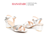 Giày Sandal Nữ Cao Gót 3cm_5cm_7cm Hanatabi Quai Chéo HậuC Đế TA Bigsize (35-41) Mã HNSDG5F1008