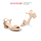 Giày Sandal Nữ Cao Gót 3cm_5cm Hanatabi Quai 1 Xếp Hậu C Đế TA Bigsize Cao Cấp (35-41) Mã HNSDG5F928