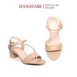 Giày Sandal Nữ Cao Gót 3cm_5cm_7cm Hanatabi Quai Ngang Hậu C Đế TA Cao Cấp Bigsize (35-41) Mã HNSDG7F893