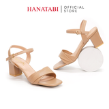 Giày Sandal Nữ Cao Gót 3cm_5cm Hanatabi Quai 2 Xếp Mũi Vuông Hậu C Đế TA Bigsize (35-41) Mã HNSDG5F864