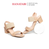 Giày Sandal Nữ Cao Gót 3cm_5cm Hanatabi Quai Ngang Mũi Vuông Đế TA Bigsize (35-41)Mã HNSDG5F1068