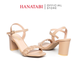 Giày Sandal Nữ Cao Gót 3cm_5cm_7cm Hanatabi Quai Thắt MũiVuông HậuC ĐếTA Bigsize(35-41)Mã HNSDG7F918