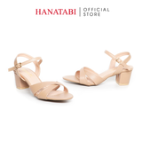 Giày Sandal Nữ Cao Gót 3cm_5cm_7cm Hanatabi Quai Chéo Hậu C Đế TA Bigsize (35-41) Mã HNSDG357F1007