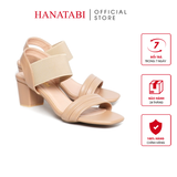 Giày Sandal Nữ Cao Gót 3cm_5cm Hanatabi Quai Ngang Mũi Vuông Đế TA Bigsize (35-41)Mã HNSDG5F1068