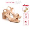 Giày Sandal Nữ Cao Gót 3cm_5cm_7cm Hanatabi Quai Ngang Mũi Vuông Hậu C ĐếTA Bigsize (35-41) Mã HNSDG3F895
