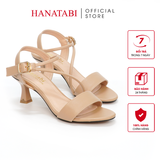 Giày Sandal Nữ Cao Gót 5cm_7cm_9cm Hanatabi Quai Ngang Hậu C Đế TA Cao Cấp Bigsze (35-41) Mã HNSDG5F905