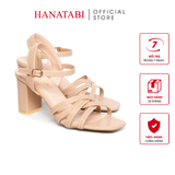 Giày Sandal Nữ Cao Gót 5cm_7cm Hanatabi Quai Đan Mũi Vuông Hậu C ĐếTA Bigsize (35-41) Mã HNSDG7F1133