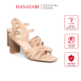 Giày Sandal Nữ Cao Gót 5cm_7cm Hanatabi Quai Đan Mũi Vuông HậuC Đế TA Bigsize (35-41) Mã HNSDG7F1132