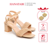 Giày Sandal Nữ Cao Gót 3cm_5cm_7cm Hanatabi Quai Bèo Mũi Vuông Hậu C Đế TA Bigsize (35-41) Mã HNSDG5F920