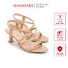 Giày Sandal Nữ Cao Gót 5cm_7cm Hanatabi Quai Chéo Hậu Thun Đế TA Bigsize (35-41) Mã HNSDT5F947