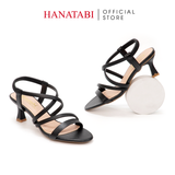Giày Sandal Nữ Cao Gót 5cm_7cm Hanatabi Quai Chéo Hậu Thun Đế TA Bigsize (35-41) Mã HNSDT5F947