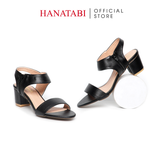 Giày Sandal Nữ Cao Gót 5cm_7cm Hanatabi Quai Ngang Khóa Kéo Đế TA Cao Cấp Bigsize (35-41) Mã HNSDG5F1066