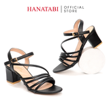 Giày Sandal Nữ Cao Gót 3cm_5cm_7cm Hanatabi Quai Chéo HậuC ĐếTA Cao Cấp Bigsize (35-41)Mã HNSDG7F889