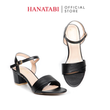 Giày Sandal Nữ Cao Gót 3cm_5cm Hanatabi Quai 1 Xếp Hậu C Đế TA Bigsize Cao Cấp (35-41) Mã HNSDG5F928