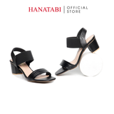Giày Sandal Nữ Cao Gót 3cm_5cm Hanatabi Quai Ngang Mũi Vuông Đế TA Bigsize (35-41)Mã HNSDG5F1068
