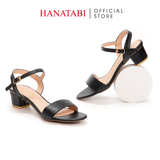 Giày Sandal Nữ Cao Gót 3cm_5cm Hanatabi Quai Ngang Hậu C Đế TA Cao Cấp Bigsize (35-41) Mã NHSDH3F169