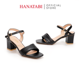 Giày Sandal Nữ Cao Gót 3cm_5cm Hanatabi Quai 2 Xếp Mũi Vuông Hậu C Đế TA Bigsize (35-41) Mã HNSDG5F864