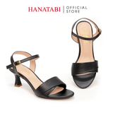 Giày Sadal Nữ Cao Gót 5cm_7cm_9cm Hanatabi Quai Ngang 1 Xếp HậuC Đế TA Bigsize (35-41) Mã HNSDG5F908