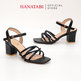 Giày Sandal Nữ Cao Gót 5cm_7cm Hanatabi Quai Đan Mũi Vuông Hậu C Đế TA Bigsize (35-41) Mã HNSDG7F806
