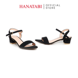 Giày Sandal Nữ Cao Gót 3cm_5cm Hanatabi Quai Ngang Hậu C Đế TA Cao Cấp Bigsize (35-41) Mã NHSDH3F169