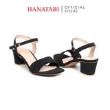 Giày Sandal Nữ Cao Gót 3cm_5cm Hanatabi Quai 2 Xếp Mũi Vuông Hậu C Đế TA Bigsize (35-41) Mã HNSDG5F864