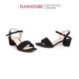 Giày Sandal Nữ Cao Gót 3cm_5cm Hanatabi Quai 1 Xếp Mũi Vuông HậuC Đế TA Bigsize(35-41) Mã HNSDG5F862